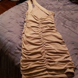 Beige bebe dress